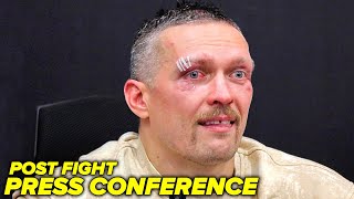 Oleksandr Usyks EMOTIONAL Full Post Fight Press Conference vs Tyson Fury • Fury vs Usyk [upl. by Evin174]