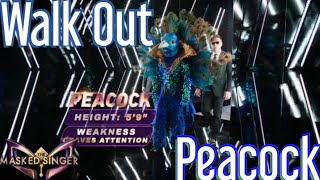 Peacock Walk Out  The Masked Singer USA Season 1 Ep 1 [upl. by Clarine748]