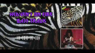 KISS  Heavens On Fire Isolated Bass Track  Paul Stanley [upl. by Ebanreb]