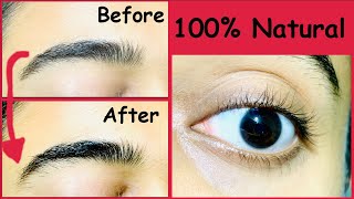 Grow Eyelashes and Grow Eyebrows Super Fast 100 Natural Home Remedy  Eyelashes and Eyebrows Growth [upl. by Tabor]