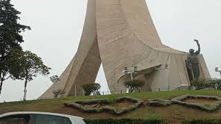 Driving in Algiers  From El Madania to Bois des Arcades Martyrs Memorial  غابة مقام الشهيد [upl. by Lebam640]