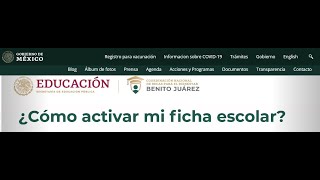 ¿COMO ACTIVAR MI FICHA ESCOLAR PARA SOLICITUD DE BECA JOVENES ECRIBIENDO EL FUTURO [upl. by Vern337]