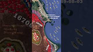 Napoleons Invasion of Egypt Animated Map [upl. by Nimrak]