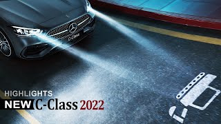 Mercedes CClass 2022  Highlights W206 Sedan and S206 Estate from C180 and C200 to C300 [upl. by Aicertap898]