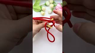 Rope braiding skills sharing pure handmade rope braiding rope knots rope knotting skills ro [upl. by Tella887]