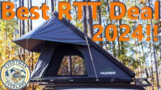 Best roof top tent deal 2024 Wildfinder This is the one [upl. by Einnus]