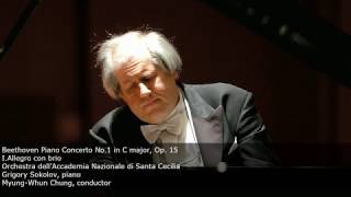 Grigory Sokolov plays Beethoven Piano Concerto No1  1st Mov Rome 2001 [upl. by Novel]