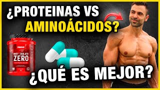 ¿Qué es mejor las PROTEINAS o los AMINOÁCIDOS Para GANAR MASA MUSCULAR [upl. by Guinn]