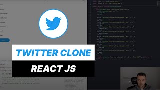 Building a twitter clone with React JS  adding components and routing [upl. by Intisar710]