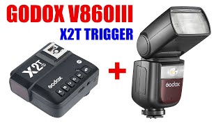 V860iii with Godox X2T Wireless Trigger  How to ConnectLink Speedlight Flash Tutorial [upl. by Modesty]