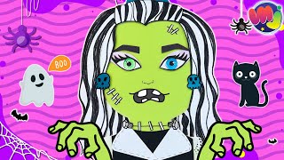 👻 CAMBIO de LOOK MONSTER HIGH 🧟‍♀️ DISFRAZ de HALLOWEEN 🎃 [upl. by Ellissa]