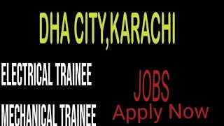 DHA CITY  KARACHI JOBS [upl. by Jinny]