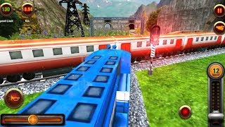 TRAIN RACING GAMES 3D  Android Gameplay  Free Racing Games Download  Train Videos  Download Game [upl. by Nyletac]