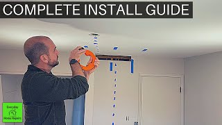 How To Install Ceiling Light Without Existing Wiring [upl. by Allwein312]