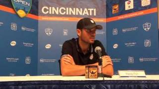 Mardy Fish talks about playing Federer Nadal and Djokovic at the Western amp Southern Open [upl. by Ailee865]