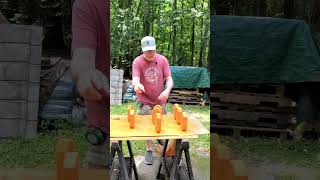 How to make a 2x4 pumpkin  Bloopers  Funny Moments  Deleted Scenes  🎃😁 woodworkerproblems diy [upl. by Eeraj]