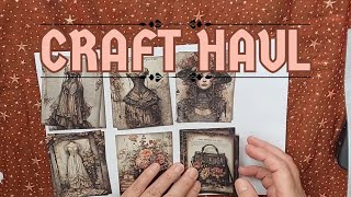 JournalingScrapbooking Craft Haul Kmart Reject Shop Red Dot Best Price Variety Big W  Part 1 [upl. by Helbonia]