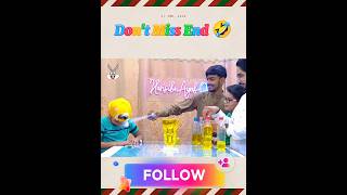 Dont drop water game 💦🌊 reels funny challenge comedy shorts water love [upl. by Airednaxela783]