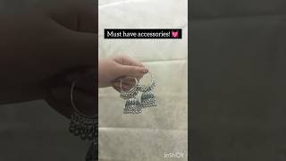 Must have accessories 💓🤩🤩youtubeshorts jewellery jhumka [upl. by Nassah]