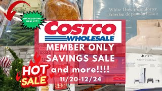 Costco MemberOnly Savings Sale AND MORE NovemberDecember Deals You Can’t Miss Lets Save More [upl. by Oinesra]