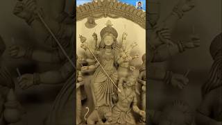 How to Make a Small Durga Idol at HomeClay amp Straw Durga Idol Making Processdurga art clayidols [upl. by Chery]