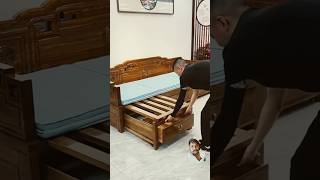 Sofa Kem bed furniture spacesavingidea bed sofa spacesaving youtubeshorts [upl. by Aynnat]