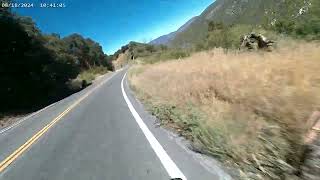 Group motorcycle ride from Newcombs Ranch to Wrightwood via high desert 8 18 2024 [upl. by Daye]