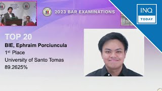 2023 Bar topnotcher ‘This is the culmination of a long journey’  INQToday [upl. by Atikim308]