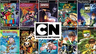 TOP 12 BEST CARTOON NETWORK GAMES FOR PS2PLAYSTATION 2 [upl. by Lunn]