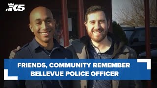 Friends community remember Bellevue police officer [upl. by Eelanej]