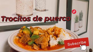 Trocitos de puerco recetas michoacana [upl. by Kho443]