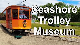 Travel Back In Time On A Historic Trolley At The SEASHORE TROLLEY MUSEUM In Maine USA [upl. by Nauqram]