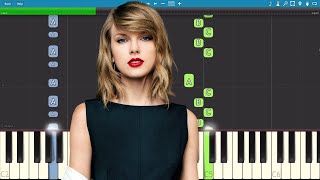 Taylor Swift  Look What You Made Me Do  Piano Tutorial [upl. by Inirt]