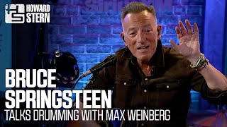 Bruce Springsteen Talks Drumming With Max Weinberg [upl. by Tnek]