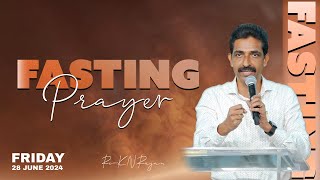 FASTING PRAYER  28 June 2024  Rev KNRAJAN [upl. by Annadiane]