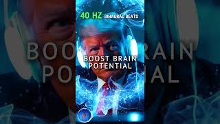 BOOST Your Brain Potential with Pure 40 Hz Binaural Beats for FOCUS [upl. by Aneloj]