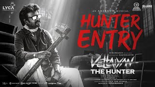 Vettaiyan The Hunter Telugu  Hunter Entry Lyric  Rajinikanth  TJ Gnanavel  Anirudh [upl. by Ravilob266]