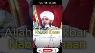 Nabi Pak Ki Shaan P5Most💓Heart Touching Bayan peerajmalrazaqadri youtubeshorts islamicstatus [upl. by Anetsirk]