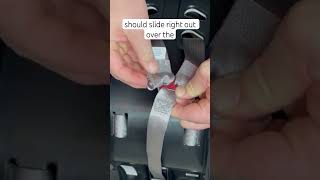 How to REMOVE the shoulder straps on the Chicco KEYFIT Car Seat  Tips for removal [upl. by Adiene]