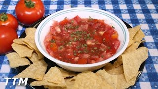 Easiest Salsa in the WorldHow to make SalsaFresh Homegrown Tomato Recipe [upl. by Milli879]