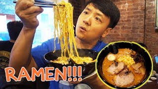 BEST Ramen Noodles in New York New York City Ramen Noodle Tour Part 2 [upl. by Eseer69]