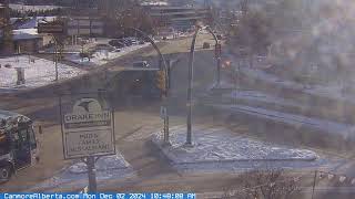 Railway Avenue Livecam Canmore Alberta [upl. by Nioe]