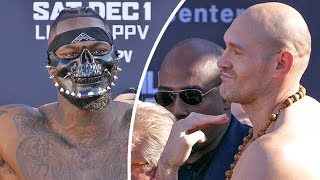 Deontay Wilder vs Tyson Fury FULL WEIGH IN amp FINAL FACE OFF [upl. by Ettenyar]