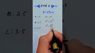 Algebric solution in mathematics Find x  maths mathematics [upl. by Llemert469]