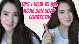 TIPS  HOW TO USE KOJIE SAN SOAP CORRECTLY  KOJIC SOAP  KOJIE SAN SOAP REVIEW [upl. by Leonsis431]