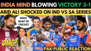 ABID ALI SHOCKED 😳 ON IND VS SA SERIES 31  TILAK VERMA 120  SANJU 104  ARSHDEEP SINGH 320 [upl. by Pittel278]