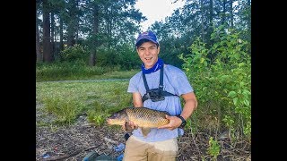 My First Carp Ultralight Gear Elk Lake Victoria BC [upl. by Nairret]