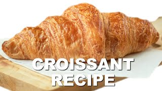 Professional Baker Teaches You How To Make CROISSANTS [upl. by Adnaw]