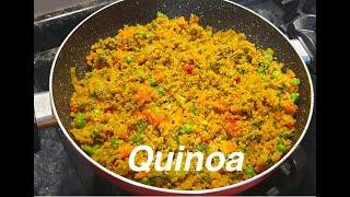 Healthy Quinoa Pulao Recipe For WeightLoss quinoarecipe weightloss proteinrich friedrice dinner [upl. by Haskel]