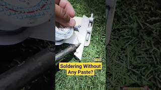 soldering without any paste techtips shortsvideo soldering [upl. by Saxela398]